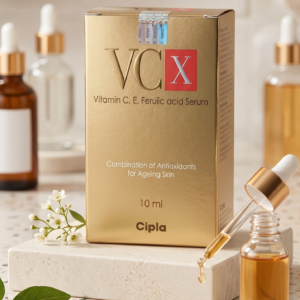 VCX Vitamin C, E, Ferulic Acid Serum – High-Potency Antioxidant for Aging Skin