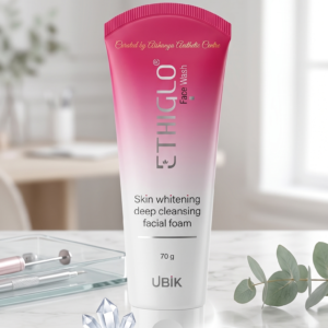 Ethiglo Skin Whitening & Deep Cleansing Facial Foam – Brightening Face Wash (70g)