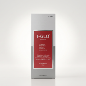 Azelia I-GLO Face Wash (75gm) – Advanced Skin Brightening, Deep Cleansing & Rejuvenation | Infused with Glutathione, Kojic Acid & Vitamin C | Paraben-Free Formula for Radiant Glow